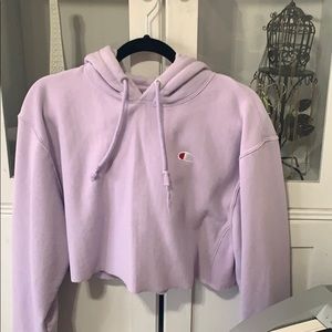 NWOT!! Cropped champion hoodie